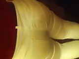 Nice Fat Ass Asian In White Pants